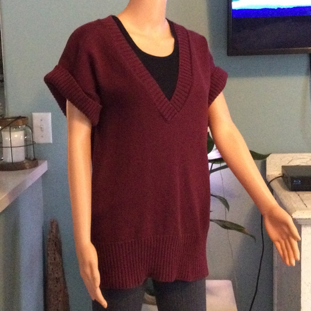 Women's Burgundy Sweater